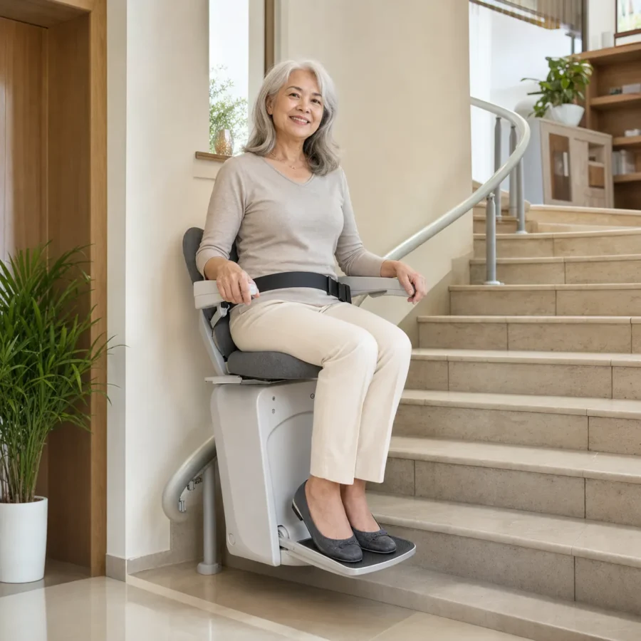 Stairlift Alpha for curve stairs