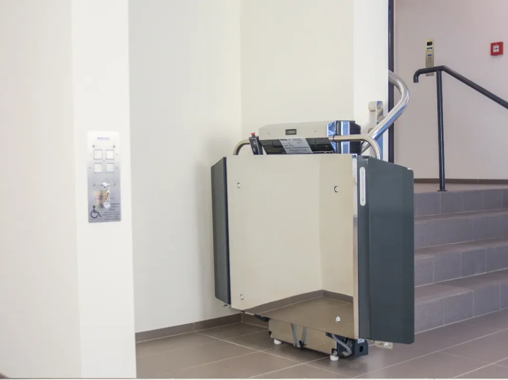Delta platform stairlift colour finish options